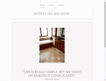 Tablet Screenshot of nutterstileandstone.com